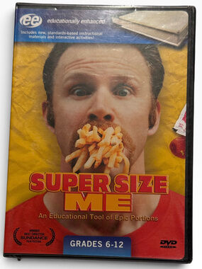 Super Size Me DVD Educational Tool Grades 6-12 Out of Print